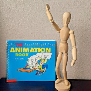 The Animation Book by Viska, Peter Scholastic + IKEA Gestalta Mannequin Model